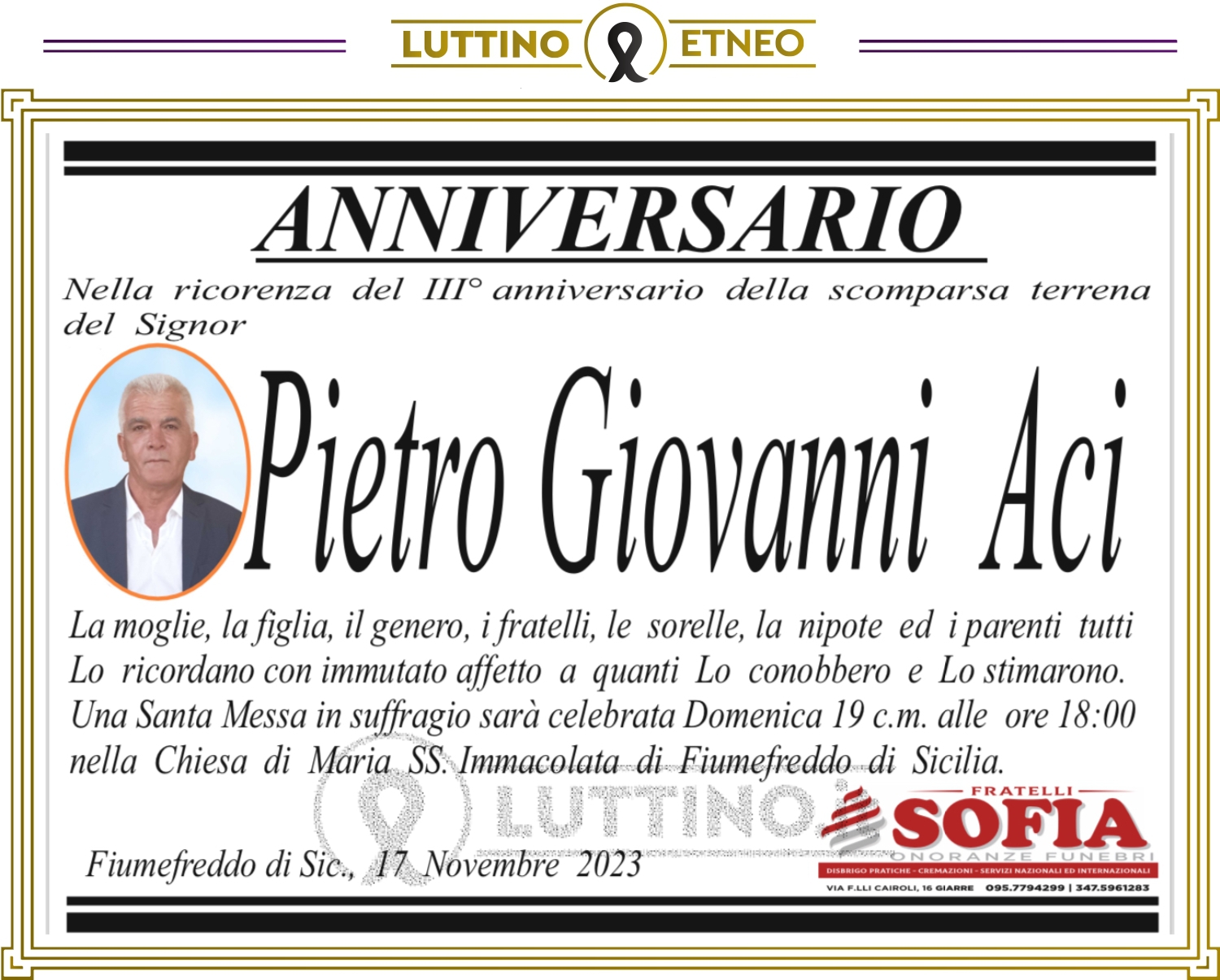 Pietro Giovanni Aci